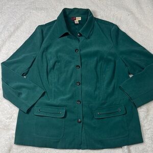 Elegant Green Women's Jacket